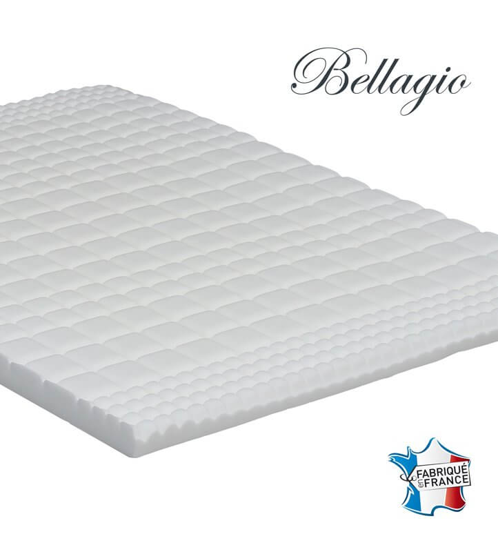 Surmatelas memoire de forme bellagio