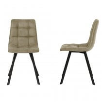  Chaise design vintage Tuileries (Lot de 2 chaises)
